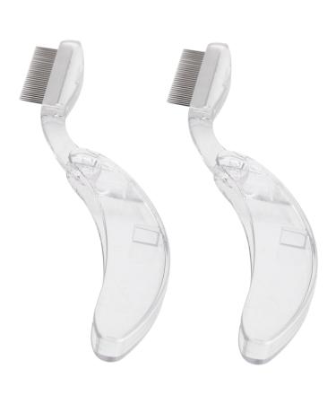 NOLITOY 6 Pcs Foldable Eyebrow Comb Plastic Eyelashes Comb Eyelash Separating Comb Lash Separating Tool Eyelash Comb Separator Portable Eyebrow Comb Metal Lash Comb Eyelash Tool Pp Dense