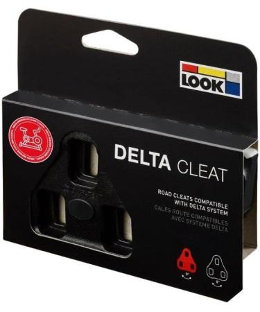 Look Cycle Delta Fitness Indoor Cycling Cleats | Memory Positioner | Compatible with Standard Look Pedals | Black Red - Buy Online on SooperMarket.com