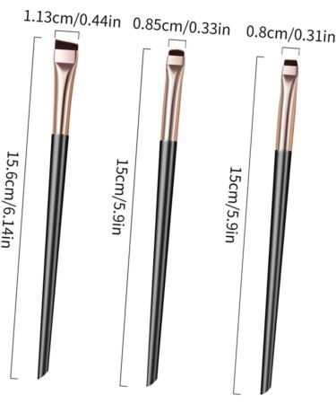 BELLIFFY 1 Set Eyeshadow Brush Eye Brush Eyebrows Brush Brow for Eyebrows Eyeliner Brush Angled Makeup Brush Eyeliner Applicator Tool Eyeliner Tool Applicator Angled Eyebrow Brush - Buy Online on SooperMarket.com