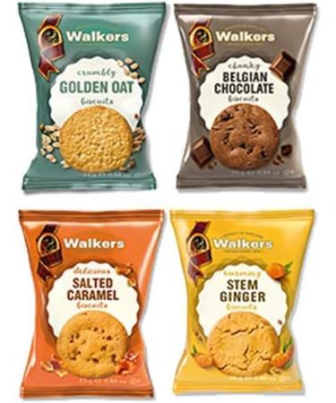 Walkers Assorted Shortbread Variety Mini Packs Biscuits 12 Twin packs x 25g in luxury british hamper big box Perfect for Gifting Treat Congratulations Thankyou Celebration and Christmas - Buy Online on SooperMarket.com