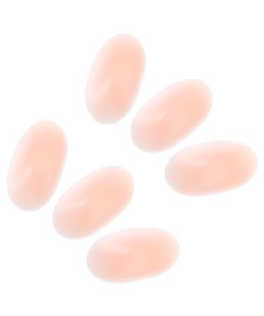Gatuida 3 Pairs Silicone Shoulder Pads Invisible Shoulder Pads Silicone Anti-slip Shoulder Pads 3.5X7.5X13CM Pink