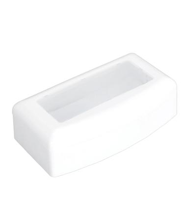 Nail Tool Cleaning Tray Multifunctional Long Life Easy Clean Makeup Tool Needle Cleaning Box for Travel (White)