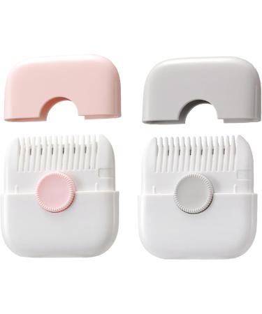 Split Ends Hair Trimmer for Women 2 in 1 Mini Portable Cute Hair Brush Detachable Dustproof Knob Adjustable Stainless Steel Slicer Hair Clipper Type 1 - Buy Online on SooperMarket.com