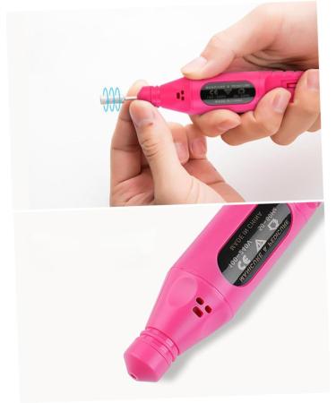 minkissy driller Manicure tools major sander power tool nail tool polisher portable nail art gel power tools wireless hand wisking tool drill nail manicure 13.8*2.8cm Rosy - Buy Online on SooperMarket.com