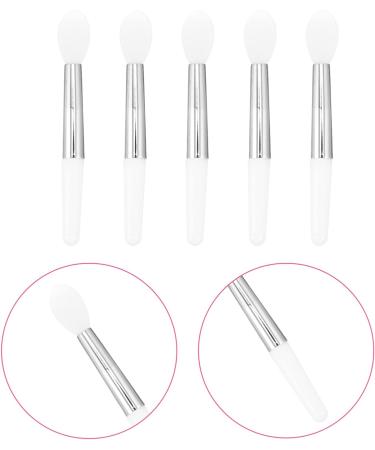 MAGICLULU Silicone Lip Scrubber 12pcs Silicone Lip Brush Lip Wand Cosmetic Lipstick Brush Mini Lipsticks Mini Lip Gloss Lip Plumper Gloss Clear Silicone Applicator Travel Mascara Silica Gel 5x1cm As Shown 3 - Buy Online on SooperMarket.com