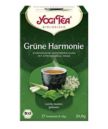 Yogi Tea Green Harmony Bio - 170 Ayurvedic Green Tea Bags | 10x Herbal Blend for Wellness - Buy Online on SooperMarket.com