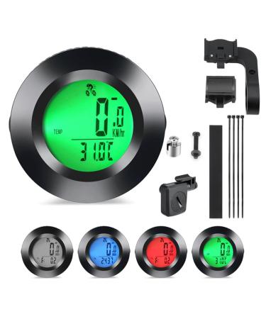 XPJBKC bike computer wireless waterproof bicycle axis wireless 3-color backlight bicycle speedometer multifunctional speedometer bike bike wirelessly automatic waking up