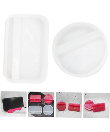 Operitacx 6 Pcs Epoxy Mold Resin Epoxy Cell Phone Stand Diy Craft Home Simple Mold Crystal Epoxy Bracket Whitex3pcs 10.8X6.8X2.5CMx3pcs - Buy Online on SooperMarket.com