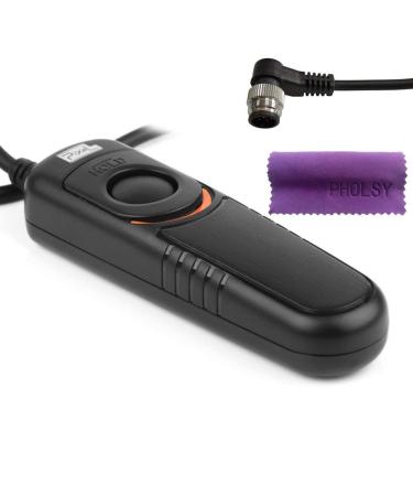 Pixel Remote Commander Shutter Release Cable DC0 Compatible with Nikon Z9 D3 D4 D5 D6 D800 D850 D800E D810 D810A D700 D500 D300 D200 F6 F100 F5 F90X F90 N90s D1X D2H D3X Compatible with Nikon MC-30A