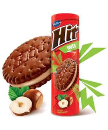 Hit Coconut Vanilla Strawberry Cocoa & Hazelnut Cream Filled Biscuit 220g | Pick your Favourite Flavour & Number of Pack - Buy Online on SooperMarket.com