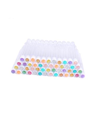 HAPINARY Fake Eye Lashes 10pcs Hollow with Drill Fake Lashes Clear Mascara for Eyelashes Volume Brush Eyelash Woman Mini 11x1.2cm Random Color