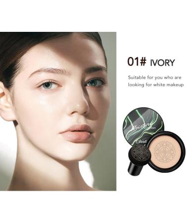 Air Cushion CC Cream 2024 New Mushroom Head Air Cushion CC Cream Air Cushion CC Cream Mushroom Head Mushroom Head CC Cream Foundation Long-Lasting Waterpro of Matte Moisturizing Concealer (Ivory 15g) Ivory 15g - Buy Online on SooperMarket.com