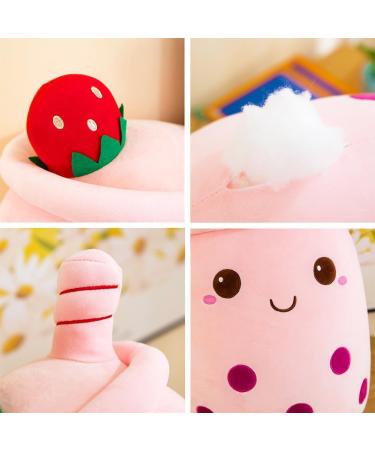 Bubble Tea Plush Pillow - Giant Boba Stuffed Animal Toy for Boba Lovers (Green 35cm) - Buy Online on SooperMarket.com