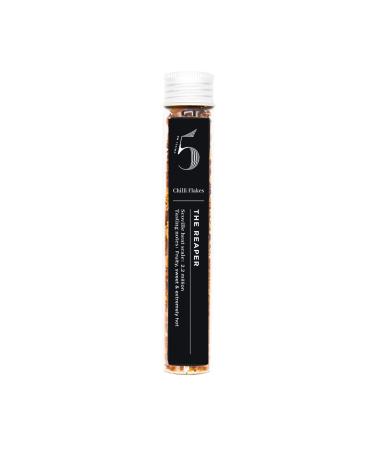 Chilli No. 5 - The Reaper -Dried Reaper Chilli Flakes - 15g glass tube