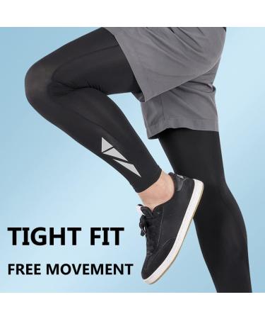 Henoot Compression Leg Gulp - Sport Long Leg Cuffs for Sun Protection & Performance in Running Basketball Football Cycling & Fitness - Buy Online on SooperMarket.com