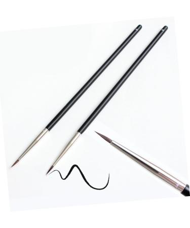 HAPINARY 2pcs Eye Makeup Tools Makeup Brushed Horsehair Eyeshadow Crease Brush Beauty Brush Pen Wooden - Buy Online on SooperMarket.com