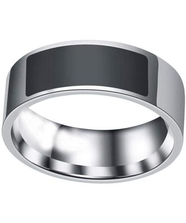Black Size 6 NFC Waterproof Smart Ring - Multifunctional & Intelligent Wearable Tech - Buy Online on SooperMarket.com