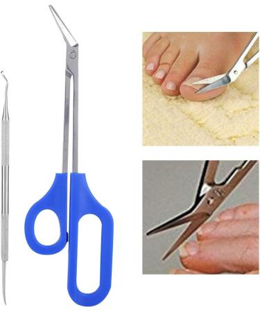 Stainless Steel Pedicure Tool Set Long Handle Handle Foot Nail Manicure Multifunctional Elderly Toenail Scissors Nails File - Buy Online on SooperMarket.com