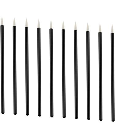 BELLIFFY 100pcs Eye Makeup Tools Eyeshadow Eye Shadow Eyebrow Brush Applicator White 10X0.5X0.5cm White - Buy Online on SooperMarket.com