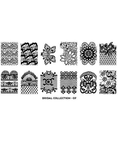 MoYou Stamping Schablon - Bridal 07 | Perfect Nail Art Stencils for International Shipping - Buy Online on SooperMarket.com