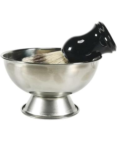 Premium Tall Metal Shaving Bowl for Men | Reusable Shaving Accessory & Soap Cup | Perfect Shaving Supplies - Buy Online on SooperMarket.com