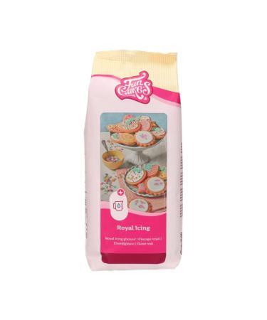 Funcakes Mix for Royal Icing easy to use for decorating cakes and cookies beautiful glaze only add water halal 900 g