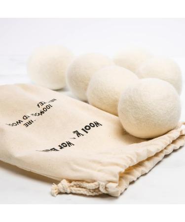DoHTeck Laundry Drying Ball 6 Pcs Upgraded 100% Wool Reduce Clothes Wrinkles Anti-Static Reusable and Eco-Friendly Save Time and Energy 7 CM - Buy Online on SooperMarket.com