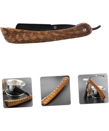 Angoily Manual Razor for Men - Premium Stainless Steel Facial Hair Shaver Mustache Trimmer & Barba Afeitadora - Buy Online on SooperMarket.com