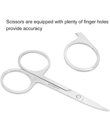 Multipurpose Hair Cutting and Grooming Scissors Set for Men - Beard, Mustache, Ear, Nose, Eyebrow, Eyelash Trimming and Hair Removal Clippers - Buy Online on SooperMarket.com