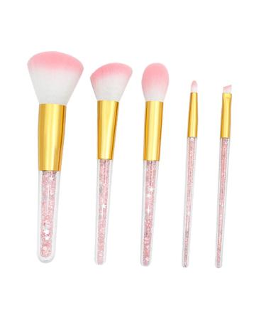 Professional 5 Set Cosmetics Brush Kit - Essential Makeup Brushes for Women | Perfect Powder Brush & More - Buy Online on SooperMarket.com