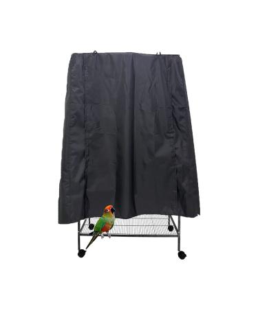 J&C Large Bird Cage Cover 420D Bird Cage Covers Heavy Duty Birdcage Cover Waterproof Bird Cage Covers for Night Blackout Sunlight Patio Birdcage Covers Birdcage Accessories M: 34 x 24 x 47"