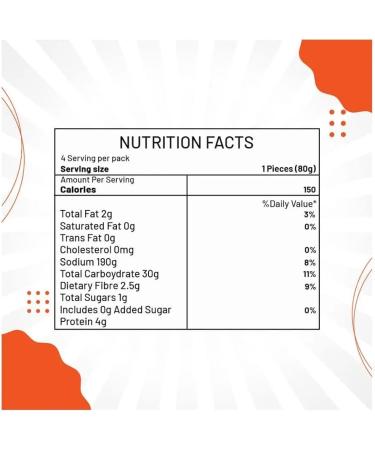 Haldiram's Gluten Free Chapati | 300G | Wheat Chapati | 100% Fresh | Indian Origin (Pack of 2) - Buy Online on SooperMarket.com