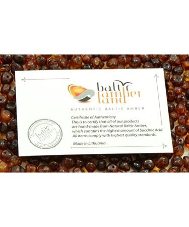 B-A-L Baltic Amber & African Jade Pet Flea & Tick Chain for Dogs & Cats | 25-65 cm - Buy Online on SooperMarket.com