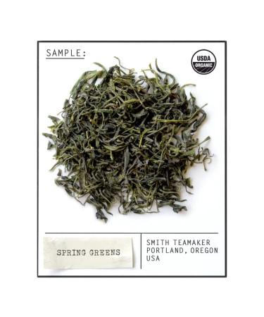 Smith Teamaker Spring Greens No. 8 | Caffeinated Full Leaf Green Tea | 15 Sachets (1.3oz each) - Buy Online on SooperMarket.com