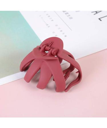 UTENEW Set of 6 Medium Hair Claw Clips - No-Slip Grip Octopus Jaw Clips for Thick Hair - Daily Hairstyle Accessories (6 Colors) - Buy Online on SooperMarket.com