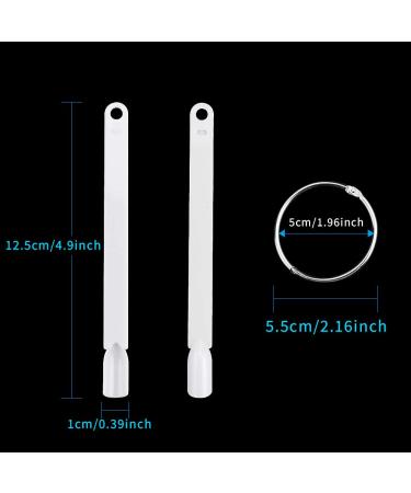 Sc0nni 300pcs Natural Nail Swatches Sticks for Nail Art Display & Home DIY - Buy Online on SooperMarket.com