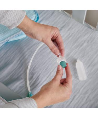 Braun Manual Nasal Aspirator with 1 Filter - Baby Nasal Suction for Congestion Relief, Newborn 0+ Months, Robust & Hygienic - Single-Use Disposable, BPA-Free - Buy Online on SooperMarket.com