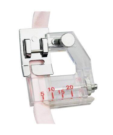 HONEYSEW Presser Foot for Will Fit Singer, Brother, Janome, Toyota, Etc Domestic Sewing Machines (Adjustable Bias Binder Foot(Taiwan))
