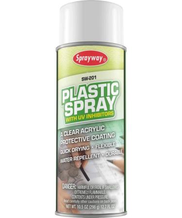 Sprayway Plastic Spray Clear Fixative 10.5 oz. can 1 Count