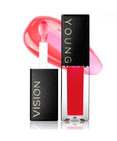 YOUNG VISION Lip Glow Oil Lip Gloss with Jojoba Seed Oil Moisturing and Plumping
