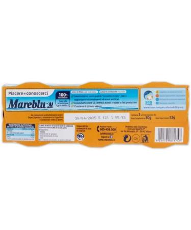 Mareblu Extra Gusto Tuna In Sunflower Oil & Olive Oil 3x80g - Buy Online on SooperMarket.com