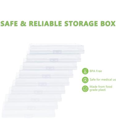 IDekooror 5x7 Photo Case - Clear Photo Box Storage and Craft Keeper | 18 Inner Photo Organizers for Greeting Cards | Extra Large Size - Buy Online on SooperMarket.com
