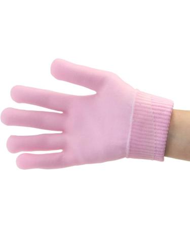 Moisturizing Spa Gloves - Unisex Pink Gel Gloves for Softening & Whitening | Best Spa Treatment - Buy Online on SooperMarket.com