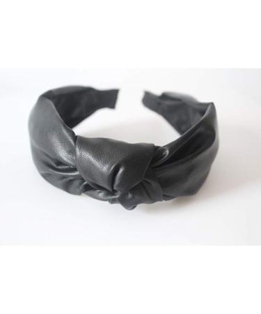 Pu Leather Girls Hairbands Middle Knotted Headbands Fashion Fur Headband Head Hoop Women Hair Accessories - Buy Online on SooperMarket.com