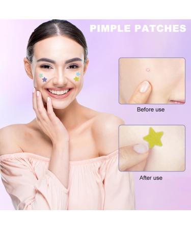 112 Dots Spot Patches Pimple Patches Cute Star Pimple Patches Spot Stickers Treatment Face Back Acne Dots 4 Colors 14mm & 10mm - Buy Online on SooperMarket.com