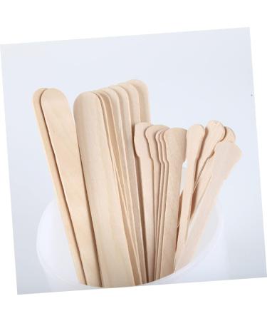Fomiyes 400 pc Waxed Wooden Sticks for Kids - Tinkering Tools & Wax Applicators for Hair Removal | Multi-Purpose Wood Wax Spatula Accessories - Buy Online on SooperMarket.com
