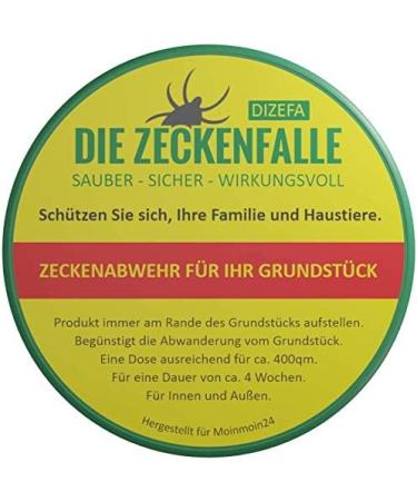 Dizefa Tick Traps (5 Cans) - Original Tick Defense for Your Garden | Innovative Protection for Humans & Pets | Reduce FSME & LyReliosis Risks - Buy Online on SooperMarket.com