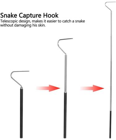 DAUERHAFT Snake Clip Professional Extensible Telescopic Reptile Catcher for Reptile(100CM) - Buy Online on SooperMarket.com