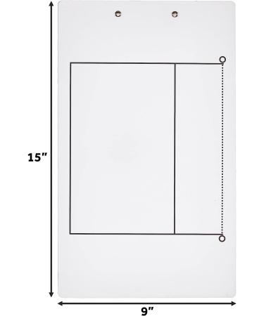 Murray Sporting Goods Volleyball Coaches Clipboard - Double-Sided Dry Erase | Shop Now - Buy Online on SooperMarket.com