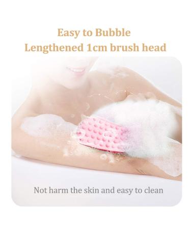 Johiux Silicone Bath Body Brush 72cm - Exfoliating & Easy to Clean (Blue) - Buy Online on SooperMarket.com